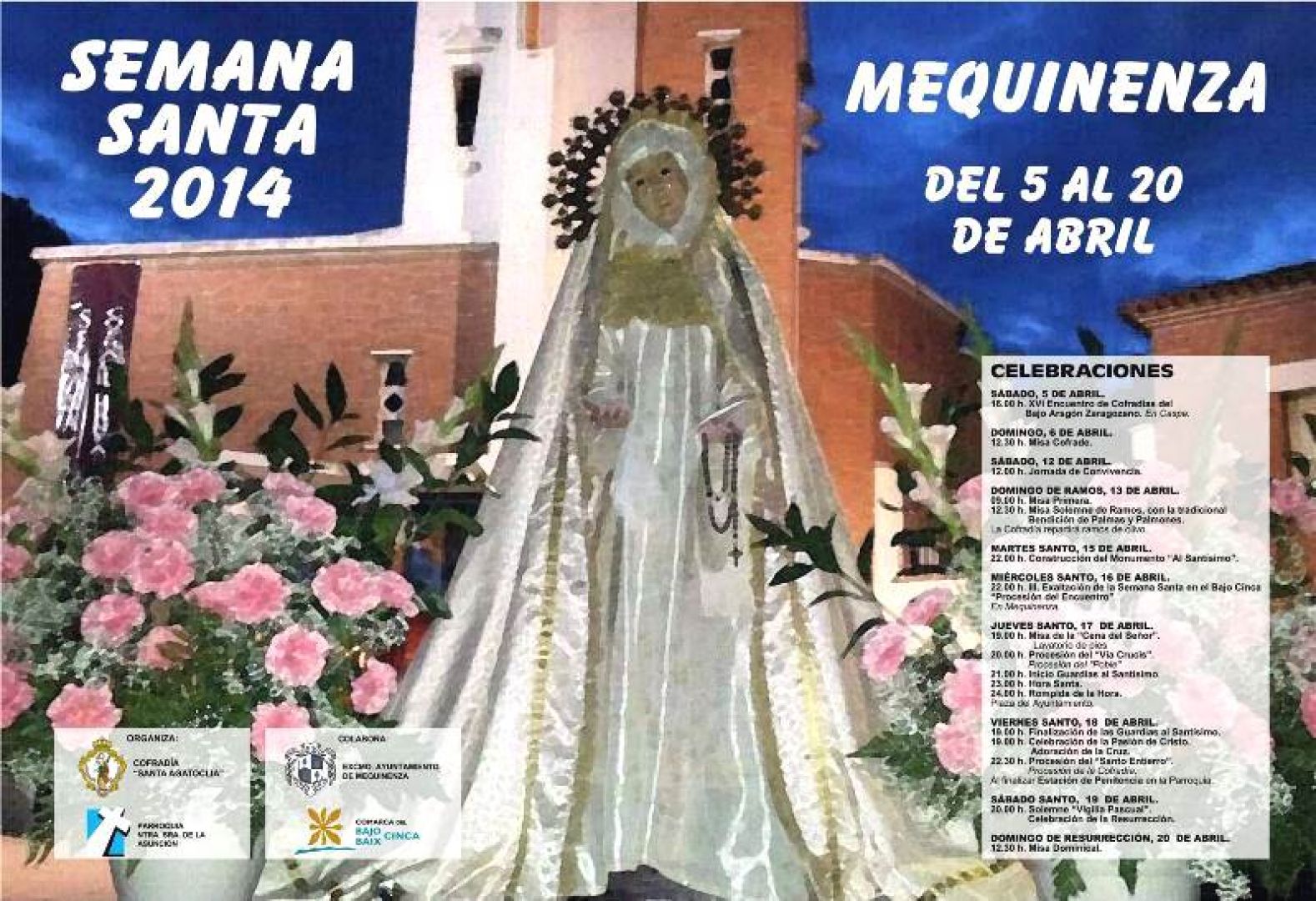 Semana Santa en Mequinenza 2014 Mequinenza